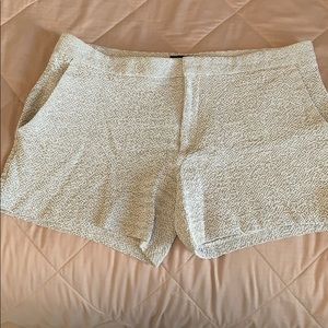 Banana Republic White & Black Shorts